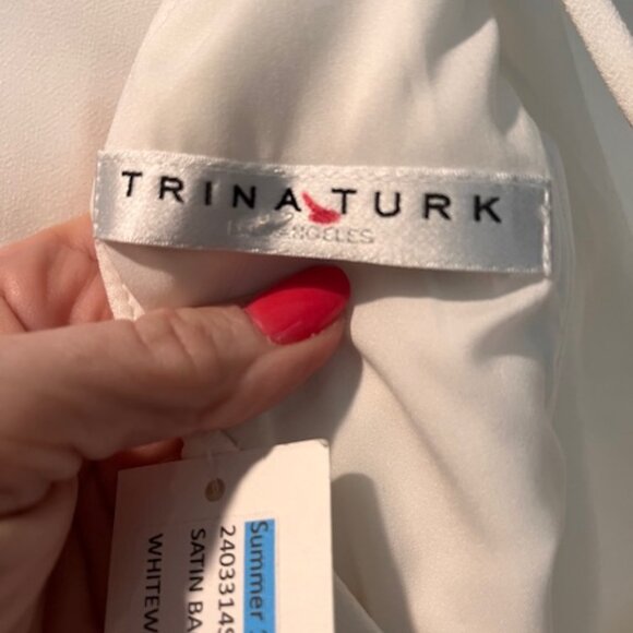 Trina Turk Azzurra Layered Cape Mini Dress size XS-S - Picture 7 of 12